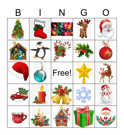 Christmas Bingo Card