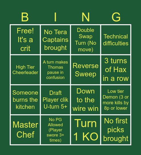 WPF Delta Bingo Card