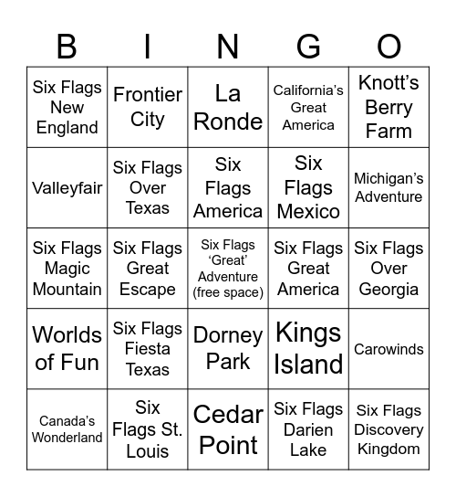 Zimmermann’s Kill List Bingo Card