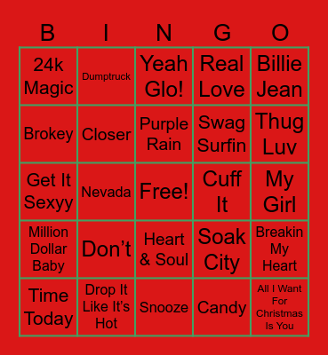 HAYES FAMILY VIRTUAL HOLIDAY PARTY! Bingo Card