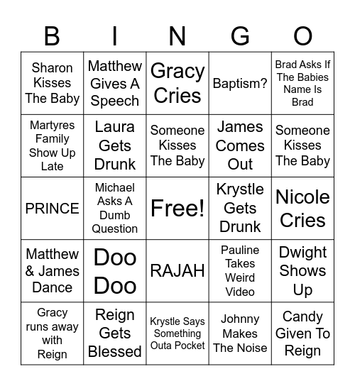 Salem USA Bingo Card