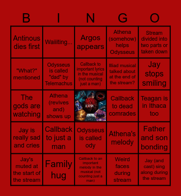Ithaca saga bingo :) Bingo Card