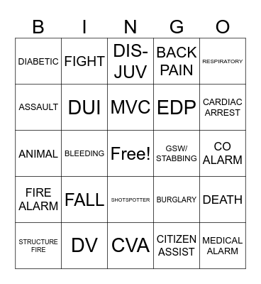 CHRISTMAS DISPATCH BINGO Card