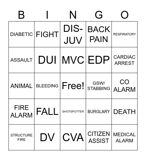 CHRISTMAS DISPATCH BINGO Card