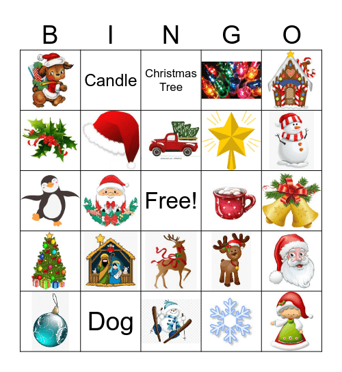 Christmas Bingo Card