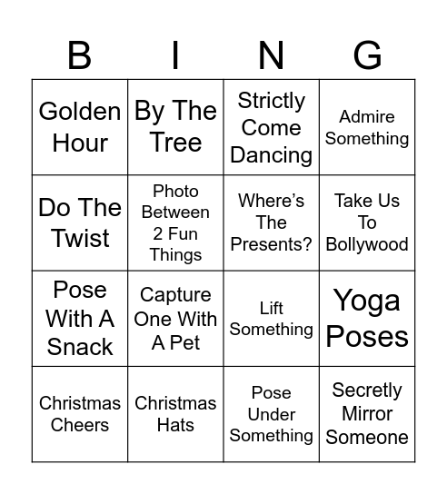 Christmas Bingo Card
