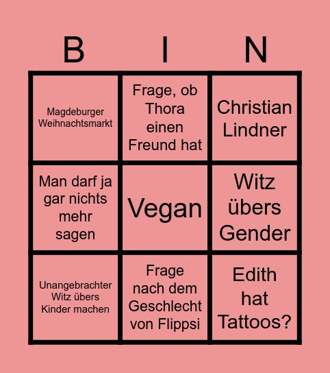 Bullshit Bingo Card