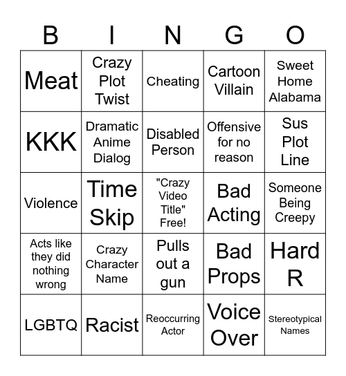 Tomorrows teaching Bingo Card