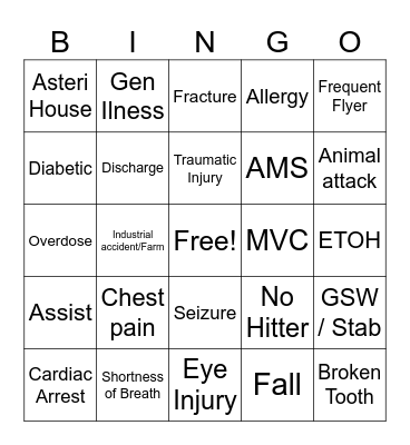 Christmas Day Bingo Card