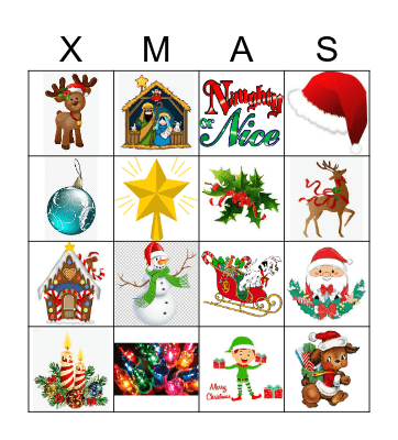 Christmas Bingo Card