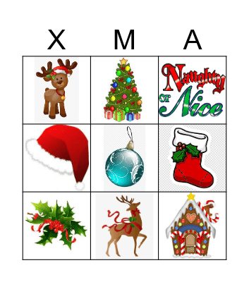 Christmas Bingo Card