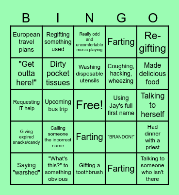 Ultimate Gma Xmas Bingo! Bingo Card