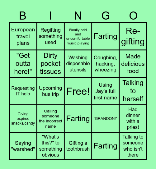 Ultimate Gma Xmas Bingo! Bingo Card