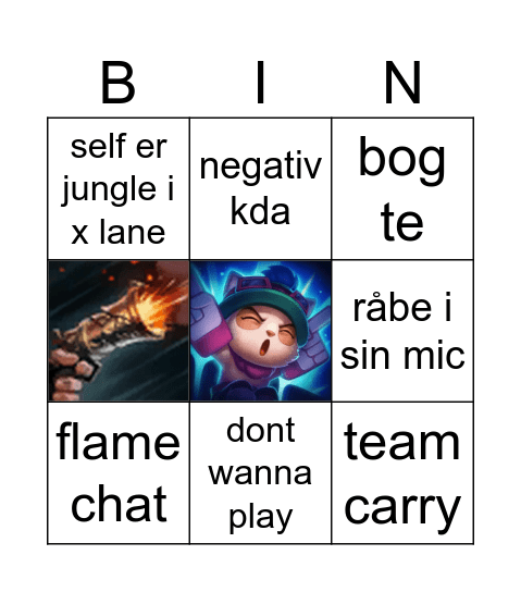 dawid Bingo Card