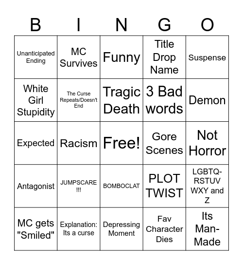 SMILE Bingo Card