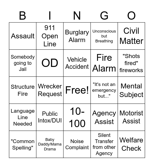 Christmas Bingo Card