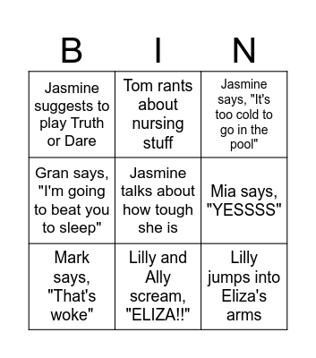 BOXING DAY BINGO 2024 Bingo Card