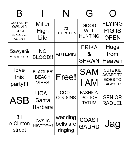 CHRISTMAS 2024 Bingo Card