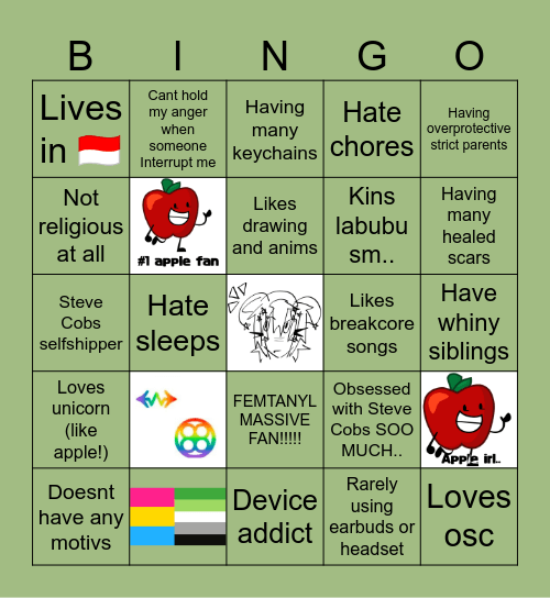 Renyx Bingo! Bingo Card