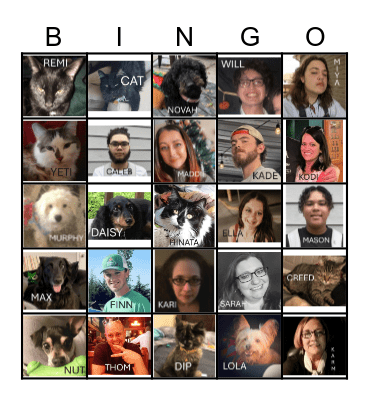 Christmas 2024 Bingo Card