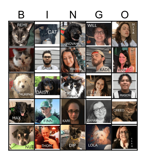 Christmas 2024 Bingo Card