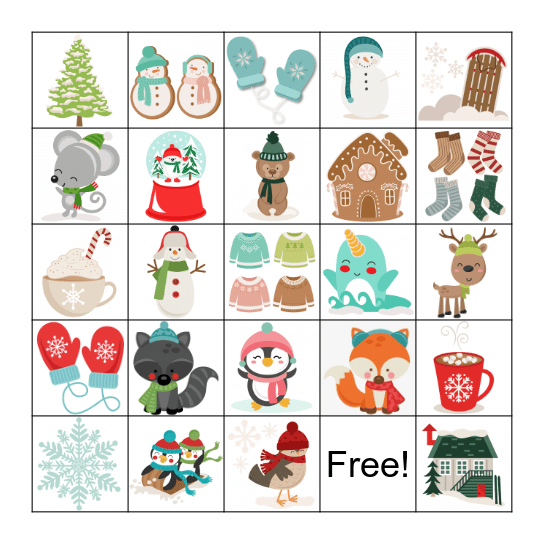 Winter BINGO Card