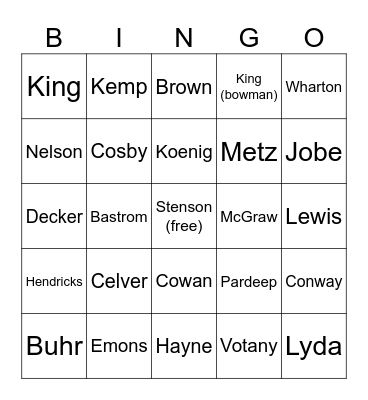 Teachers out of school Bingo Card