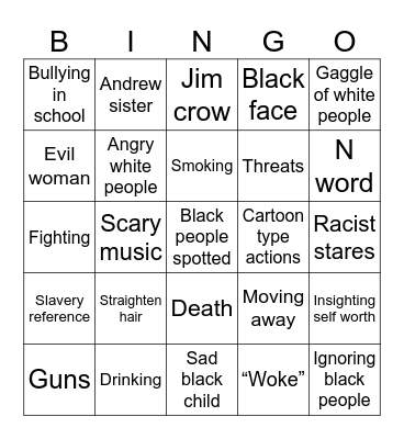 Them Bingo Card