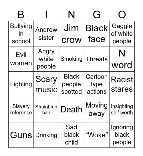 Them Bingo Card