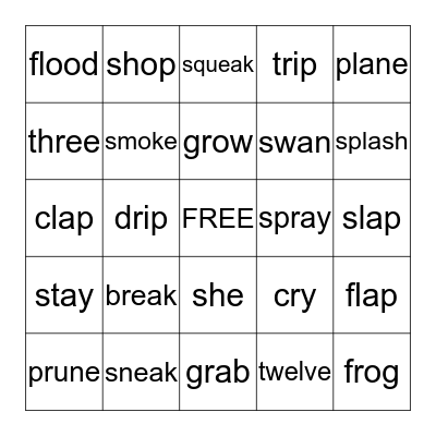CHart 6 & 7 Blend Bingo #4 Bingo Card