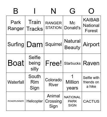 NP Bingo Card