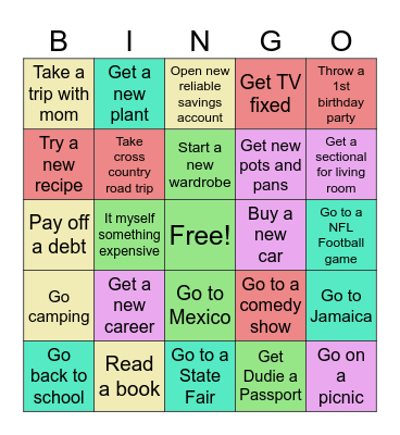 2025 Becoming HER Bingo Card