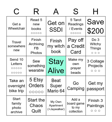 2025 Bingo Card