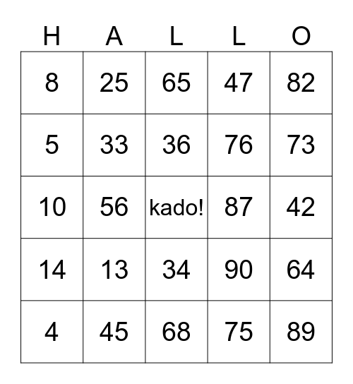 Geneugelijk Bingo Card
