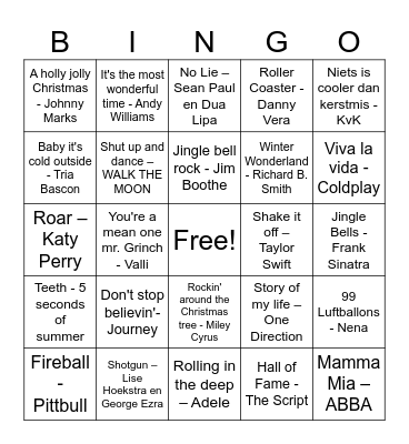 Kerstbingo 2024 Bingo Card