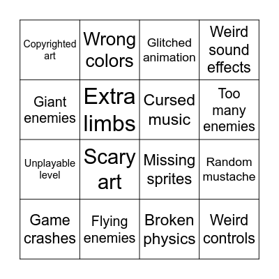 AI Bingo Card