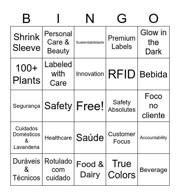 Conheça a lista de palavras do Bingo MCC Bingo Card