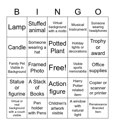 Background Bingo Card