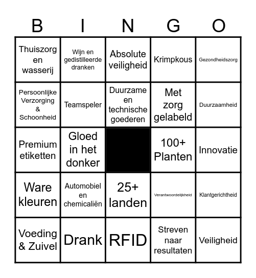 Maak kennis met MCC Bingo Card