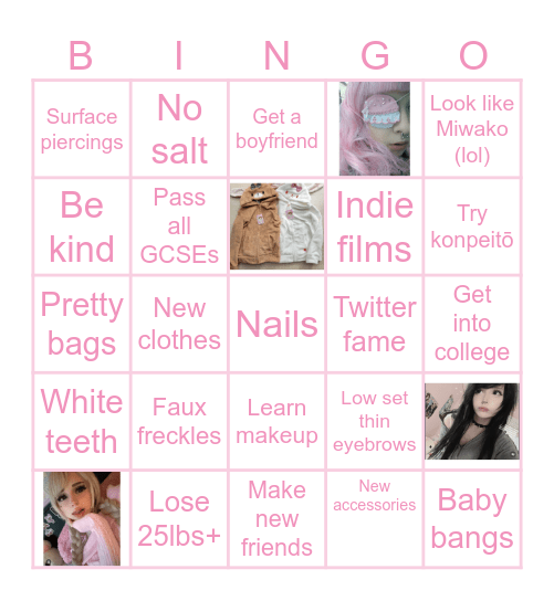 2025 CHECKLIST Bingo Card