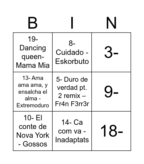 ASDHADSHGADSGHtest Bingo Card
