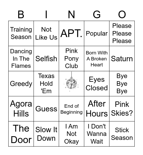 2024 Year In Review Vol 2 Bingo Card