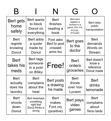 2025 Bingo Card