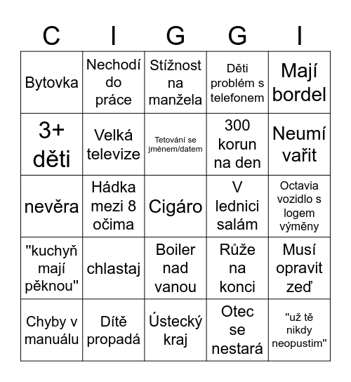 Výměna Bingo Card