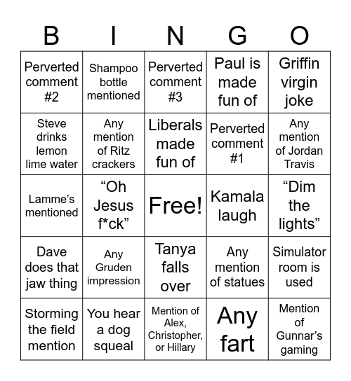Christmas Bingo Card
