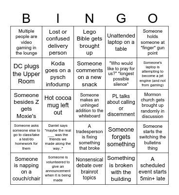 LC Bingo Card