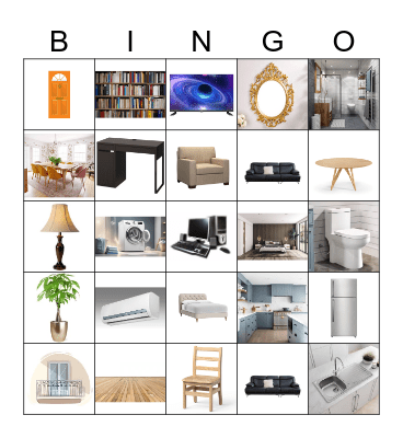 Things At Home Bingo Card