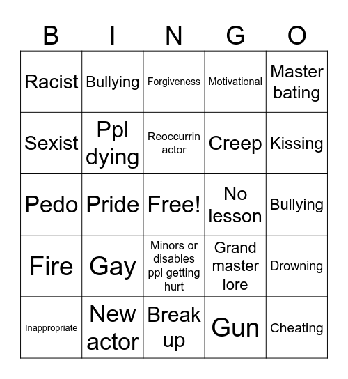 Tomorrow’s teachings Bingo Card