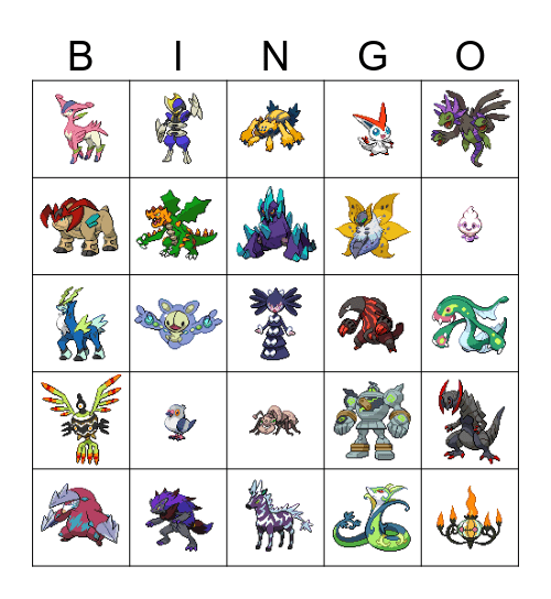 Shiny Bingo 2025 Bingo Card