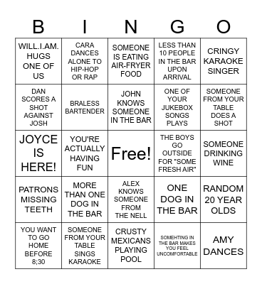 NUGGET BINGO Card